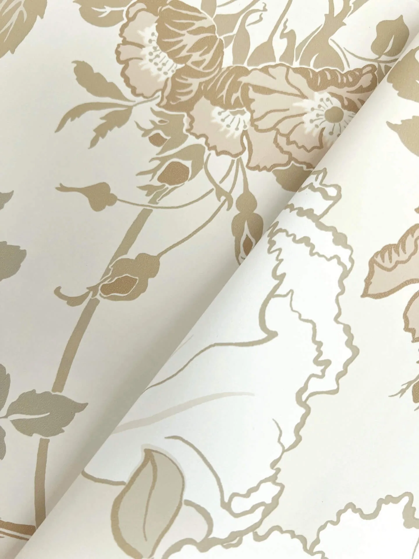 Magnolia Home Gwendolyn - Neutral & Coral Wallpaper | Buy Online Magnolia Home Gwendolyn wallpaper, color Neutral & Coral, SKU MF4752
