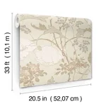 Magnolia Home Gwendolyn - Neutral & Coral Wallpaper | Buy Online Magnolia Home Gwendolyn wallpaper, color Neutral & Coral, SKU MF4752