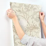Magnolia Home Gwendolyn - Neutral & Coral Wallpaper | Buy Online Magnolia Home Gwendolyn wallpaper, color Neutral & Coral, SKU MF4752