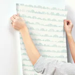 Magnolia Home Hill & Horizon wallpaper, color Blue, SKU MK1141
