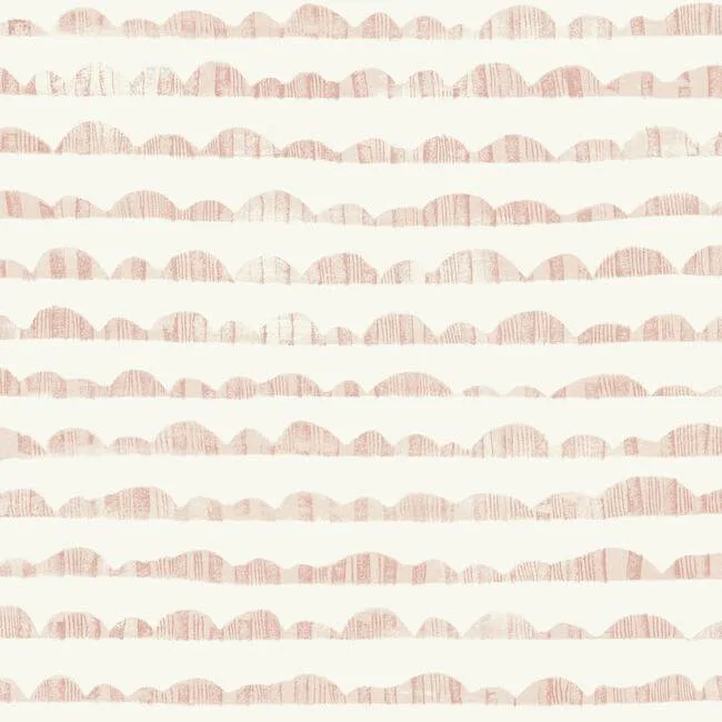 Magnolia Home Hill & Horizon wallpaper, color Pink, SKU MK1145
