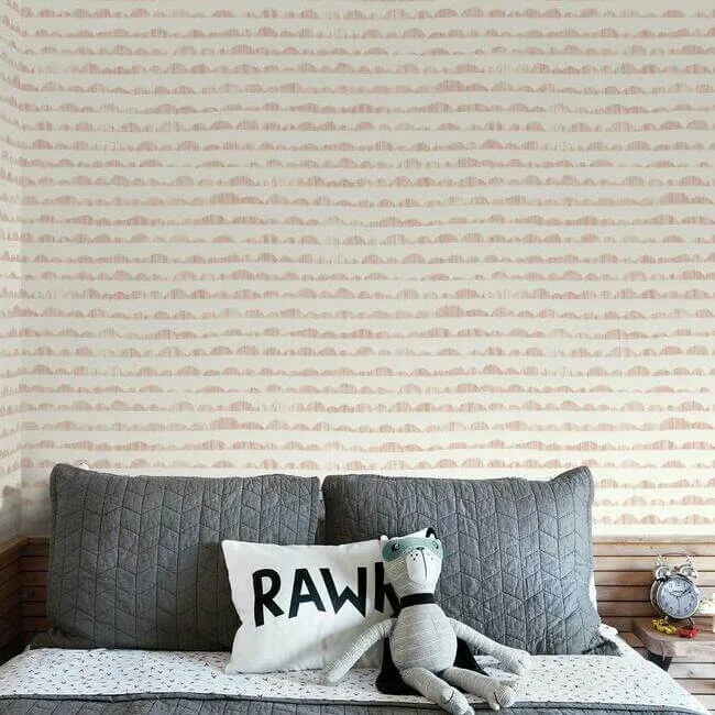 Magnolia Home Hill & Horizon wallpaper, color Pink, SKU MK1145