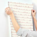 Magnolia Home Hill & Horizon - Pink Wallpaper | Buy Online Magnolia Home Hill & Horizon wallpaper, color Pink, SKU MK1145