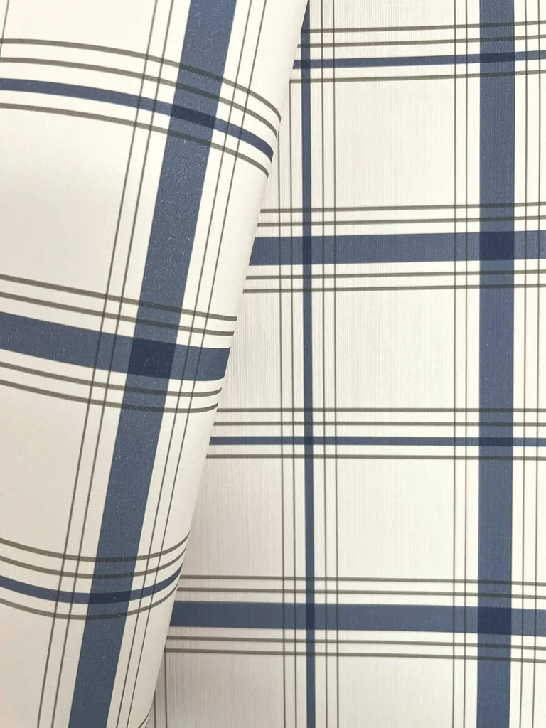Magnolia Home Hunter wallpaper, color Blue, SKU MF4791