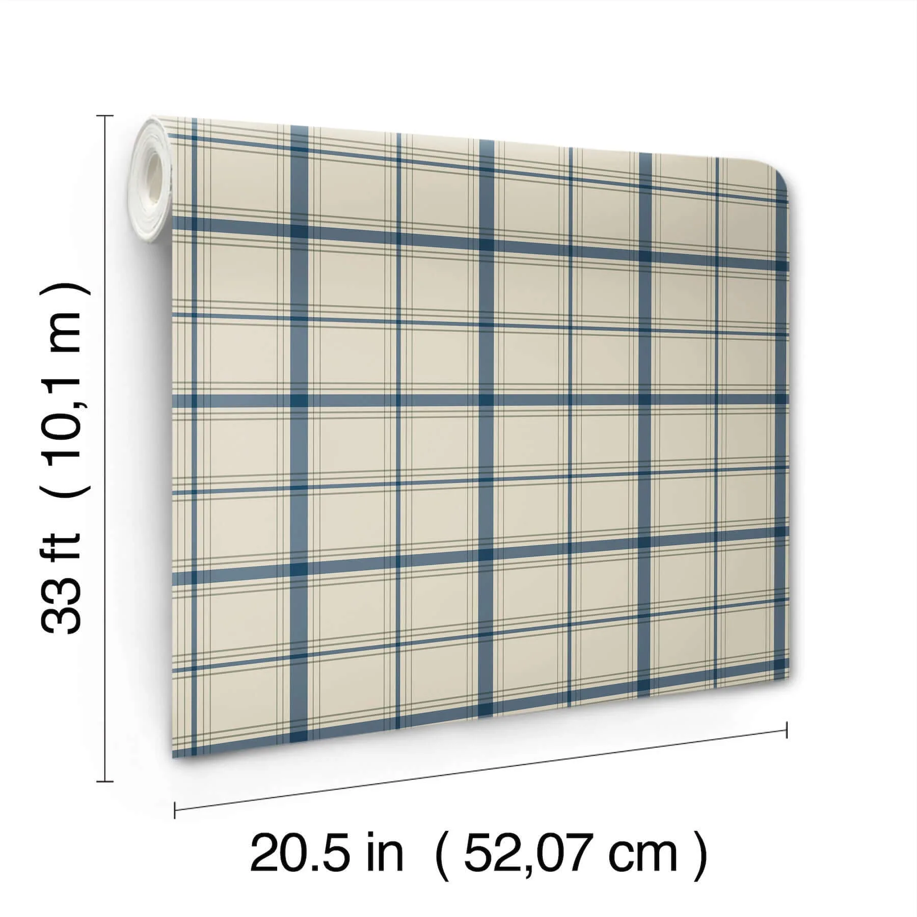 Magnolia Home Hunter - Blue Wallpaper | Buy Online Magnolia Home Hunter wallpaper, color Blue, SKU MF4791