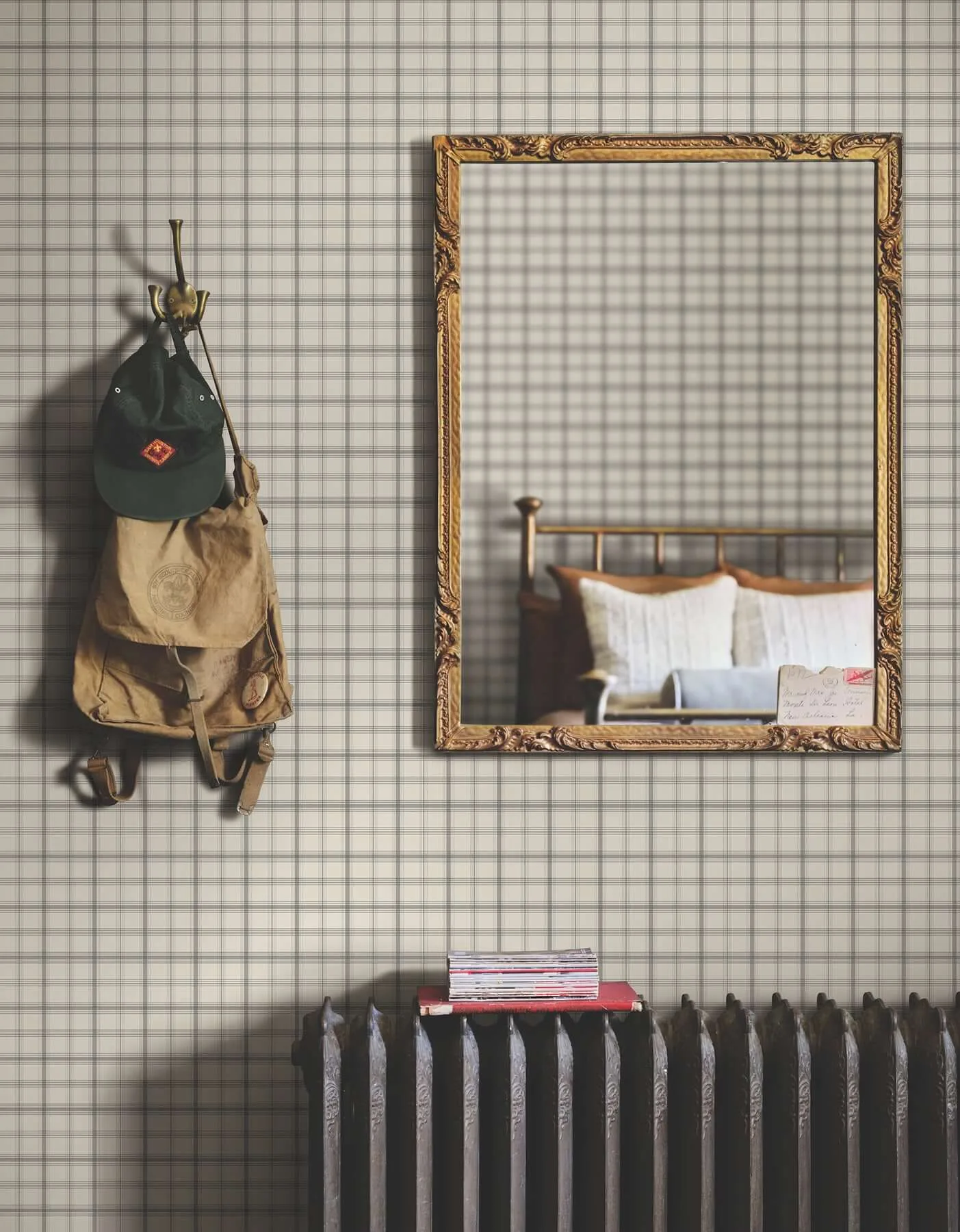 Magnolia Home Hunter - Charcoal Wallpaper | Buy Online Magnolia Home Hunter wallpaper, color Charcoal, SKU MF4792