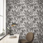 Magnolia Home Lakelynn - Charcoal Wallpaper | Buy Online Magnolia Home Lakelynn wallpaper, color Charcoal, SKU MJ4871