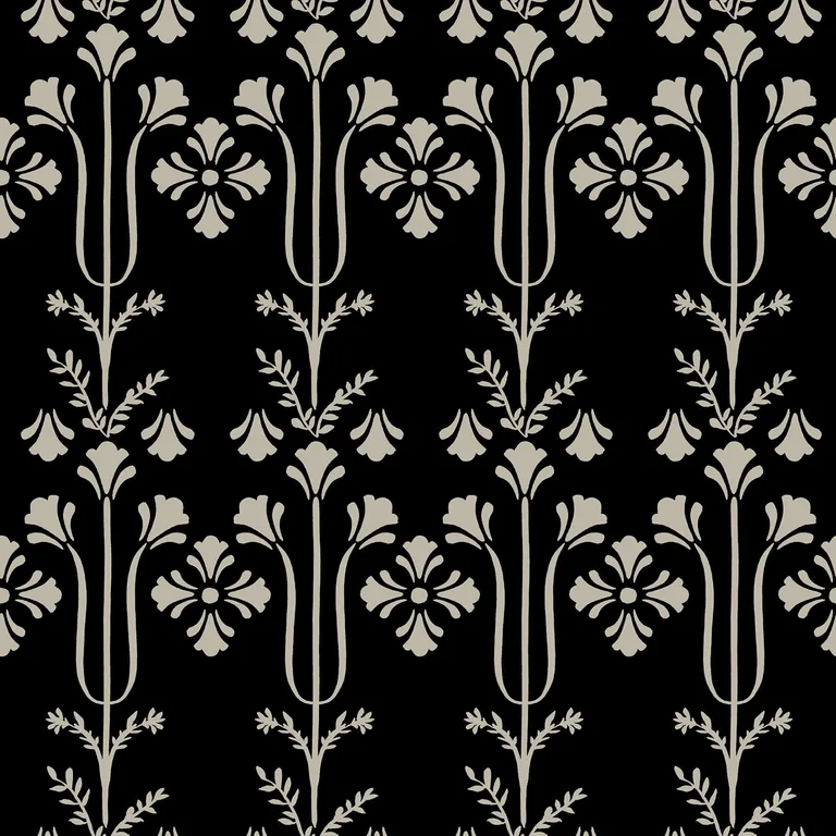 Magnolia Home Lydia wallpaper, color Black, SKU MF4803