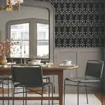 Magnolia Home Lydia wallpaper, color Black, SKU MF4803