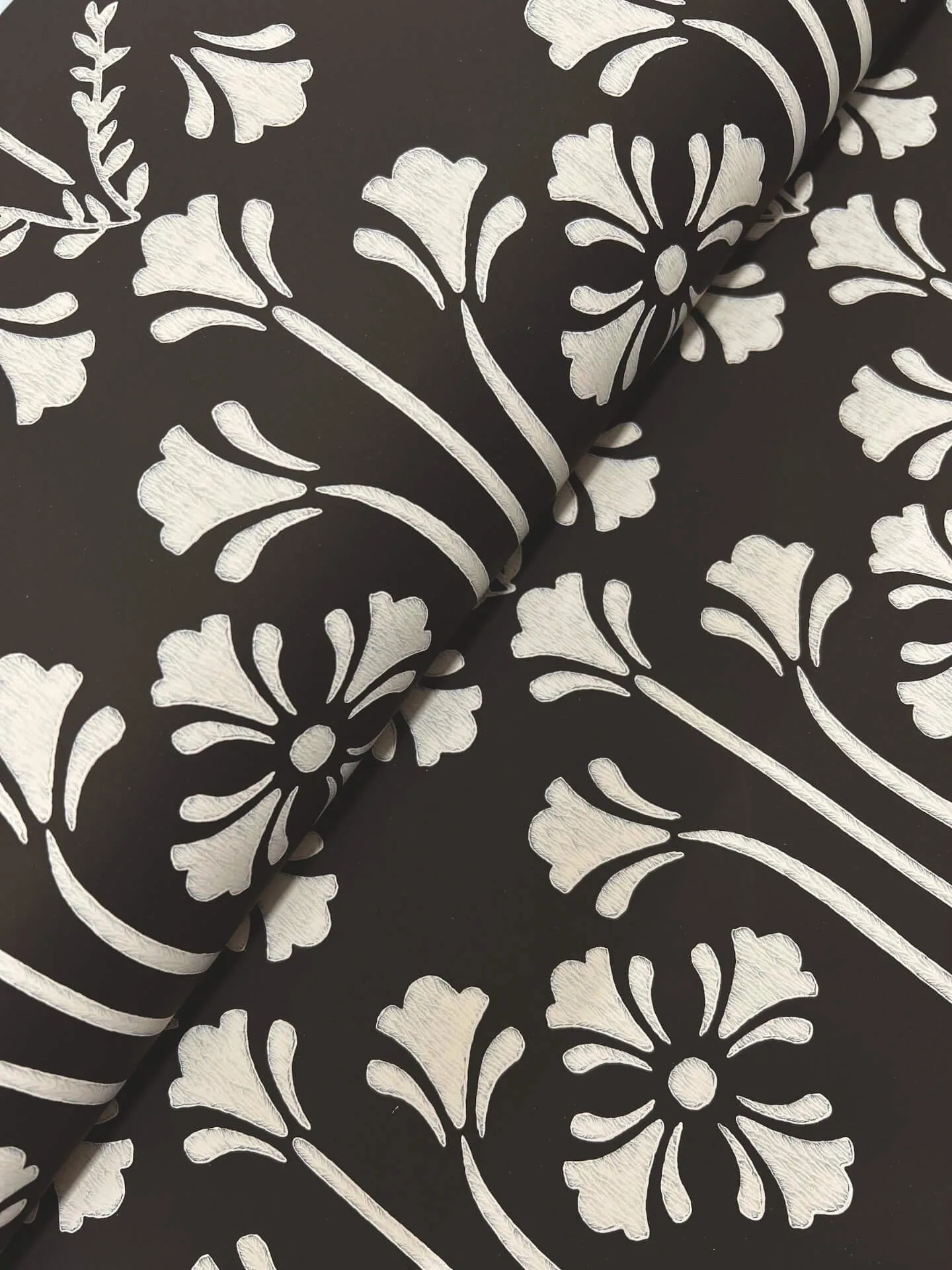 Magnolia Home Lydia wallpaper, color Black, SKU MF4803