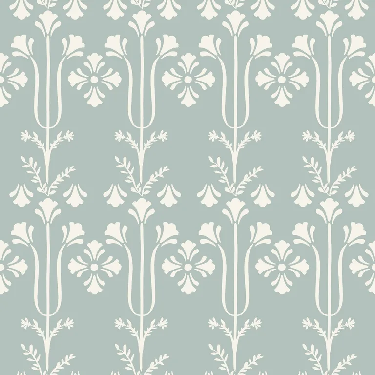 Magnolia Home Lydia wallpaper, color Blue, SKU MF4806