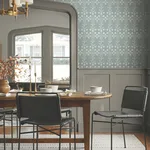 Magnolia Home Lydia - Blue Wallpaper | Buy Online Magnolia Home Lydia wallpaper, color Blue, SKU MF4806