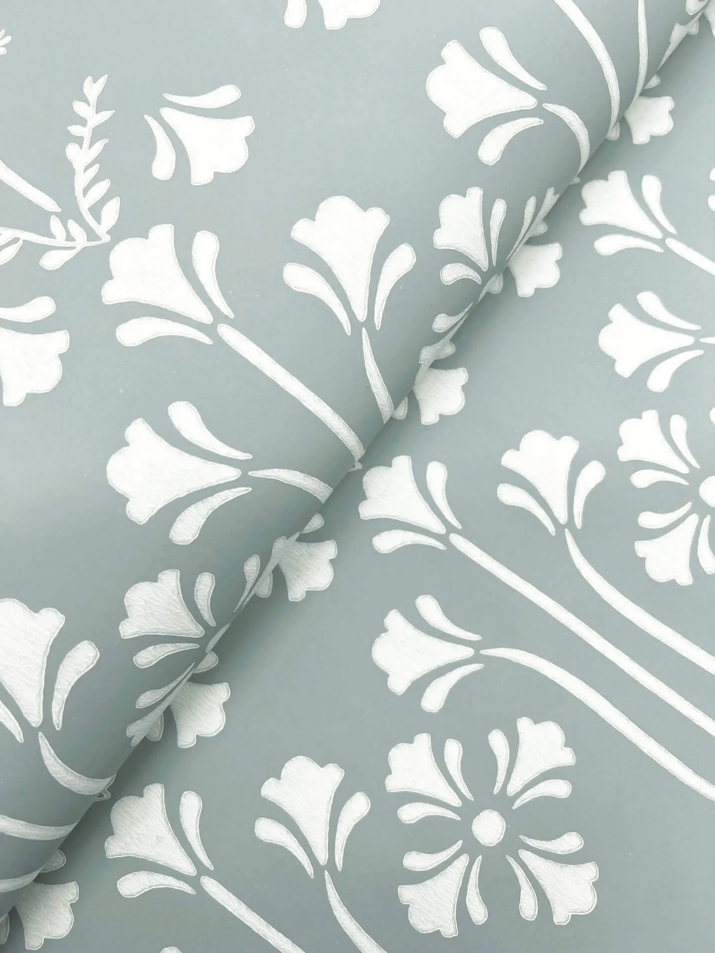 Magnolia Home Lydia - Blue Wallpaper | Buy Online Magnolia Home Lydia wallpaper, color Blue, SKU MF4806