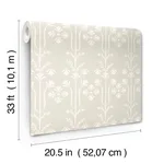 Magnolia Home Lydia - Ivory Wallpaper | Buy Online Magnolia Home Lydia wallpaper, color Ivory, SKU MF4804