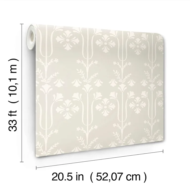 Magnolia Home Lydia wallpaper, color Ivory, SKU MF4804