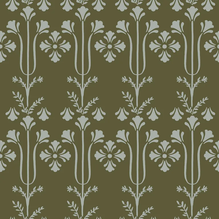 Magnolia Home Lydia wallpaper, color Moss, SKU MF4801