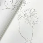 Magnolia Home Magnolia Branches - Beige Wallpaper | Buy Online Magnolia Home Magnolia Branches wallpaper, color Beige, SKU MF4732