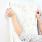 Magnolia Home Magnolia Branches - Beige Wallpaper | Buy Online Magnolia Home Magnolia Branches wallpaper, color Beige, SKU MF4732