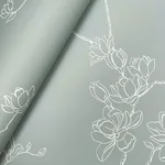 Magnolia Home Magnolia Branches - Eucalyptus Wallpaper | Buy Online Magnolia Home Magnolia Branches wallpaper, color Eucalyptus, SKU MF4734