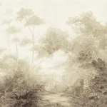Magnolia Home Woodlands - Sepia Wallpaper | Buy Online Magnolia Home Woodlands wallpaper, color Sepia, SKU MF4807M