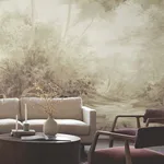 Magnolia Home Woodlands - Sepia Wallpaper | Buy Online Magnolia Home Woodlands wallpaper, color Sepia, SKU MF4807M