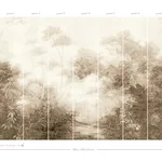 Magnolia Home Woodlands - Sepia Wallpaper | Buy Online Magnolia Home Woodlands wallpaper, color Sepia, SKU MF4807M
