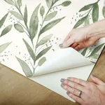 Magnolia Home Magnolia Home Olive Branch - Olive Grove Wallpaper | Buy Online Magnolia Home Magnolia Home Olive Branch wallpaper, color Olive Grove, SKU PSW1001RL