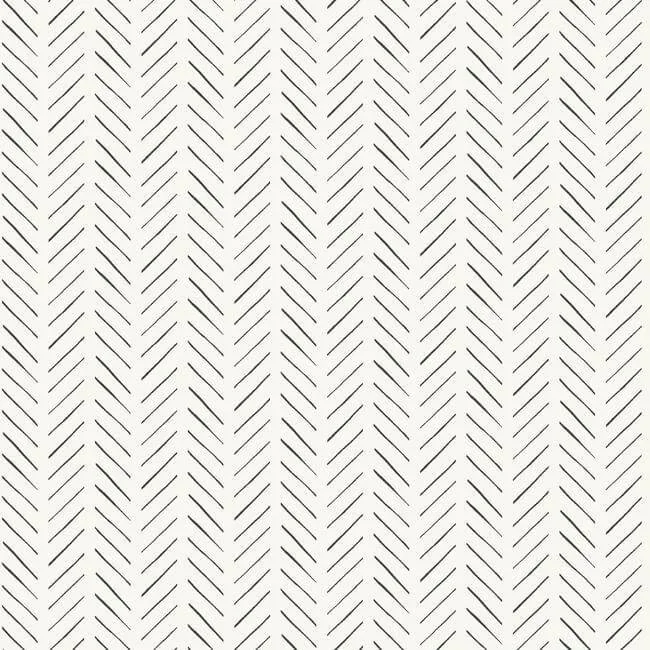 Magnolia Home Magnolia Home Pick-Up Sticks wallpaper, color Black, SKU PSW1020RL
