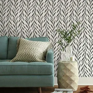 Magnolia Home Magnolia Home Willow wallpaper, color Black, SKU PSW1017RL