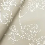 Magnolia Home Magnolia Branches wallpaper, color Taupe, SKU MF4736