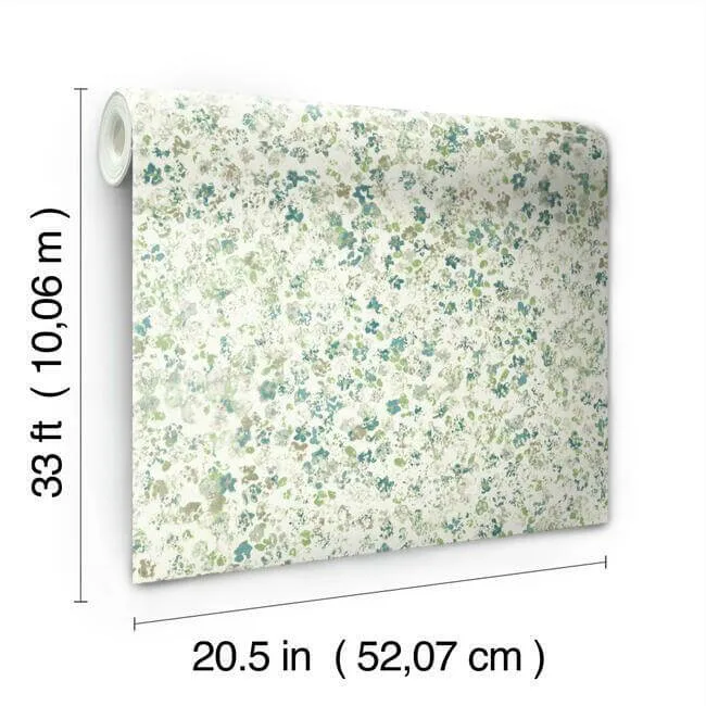 Magnolia Home Meadow - Green Wallpaper | Buy Online Magnolia Home Meadow wallpaper, color Green, SKU MK1121