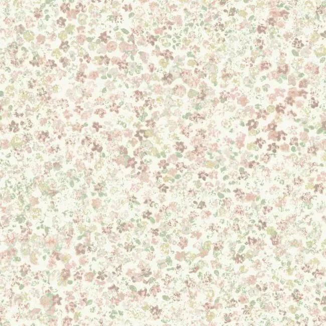 Magnolia Home Meadow wallpaper, color Pink, SKU MK1120