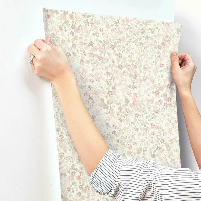 Magnolia Home Meadow - Pink Wallpaper | Buy Online Magnolia Home Meadow wallpaper, color Pink, SKU MK1120