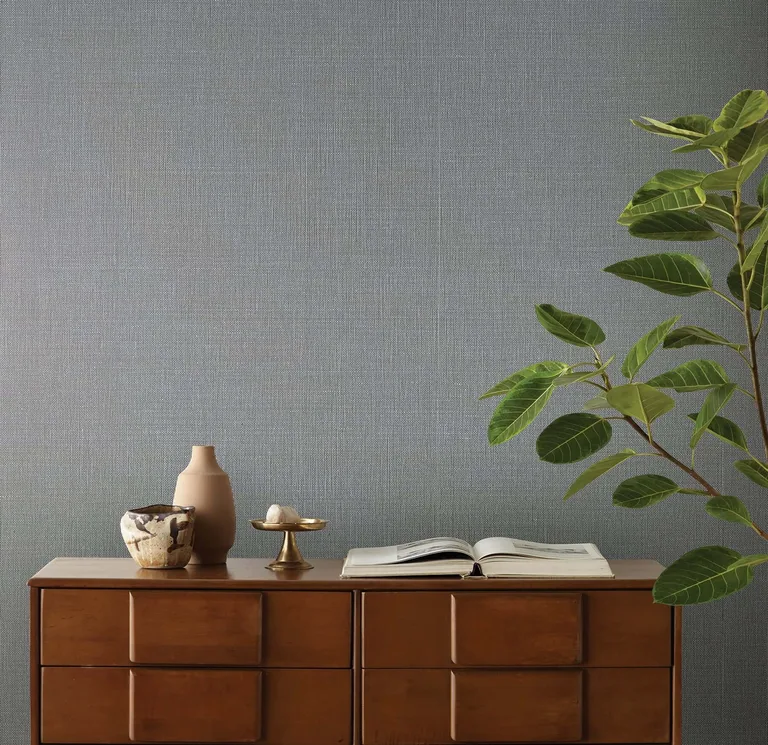 Magnolia Home Meadowbrook wallpaper, color Charcoal, SKU MJ4827N