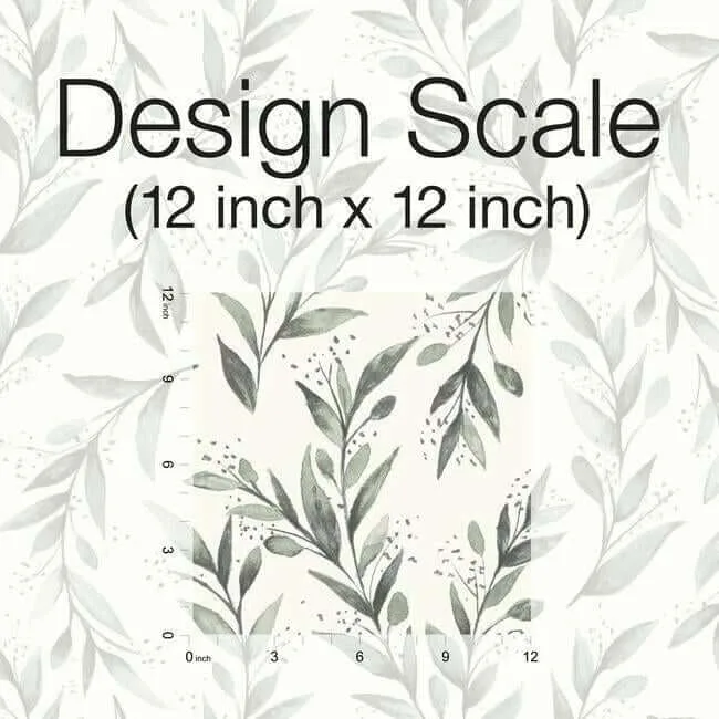 Magnolia Home Olive Branch - Charcoal Wallpaper | Buy Online Magnolia Home Olive Branch wallpaper, color Charcoal, SKU ME1537