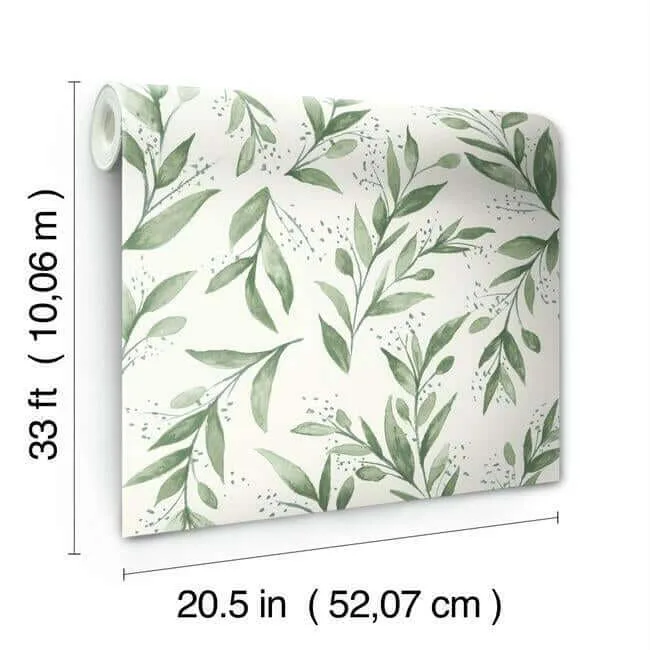 Magnolia Home Olive Branch - Olive Grove Wallpaper | Buy Online Magnolia Home Olive Branch wallpaper, color Olive Grove, SKU ME1535