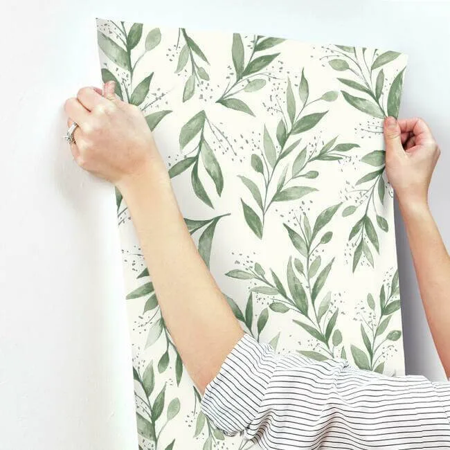 Magnolia Home Olive Branch - Olive Grove Wallpaper | Buy Online Magnolia Home Olive Branch wallpaper, color Olive Grove, SKU ME1535