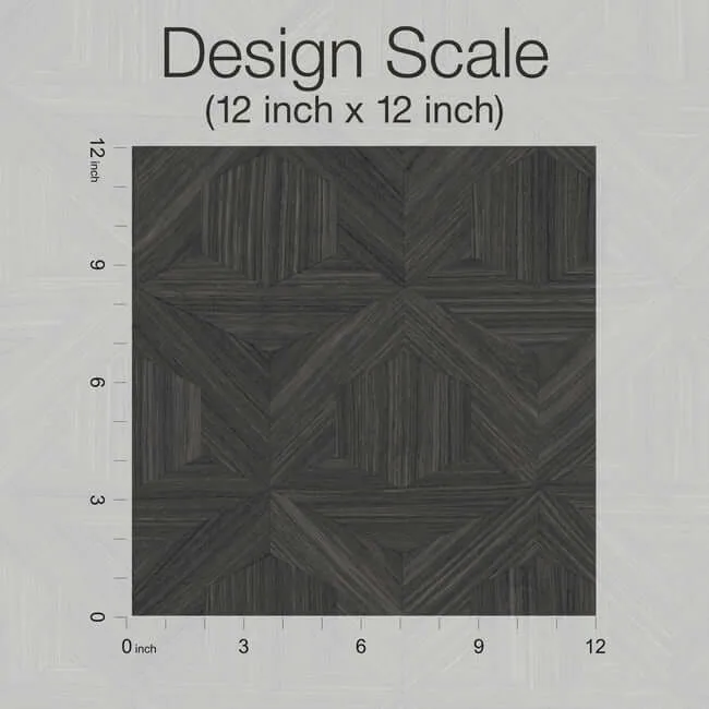 Magnolia Home Parquet - Black Wallpaper | Buy Online Magnolia Home Parquet wallpaper, color Black, SKU OM3621