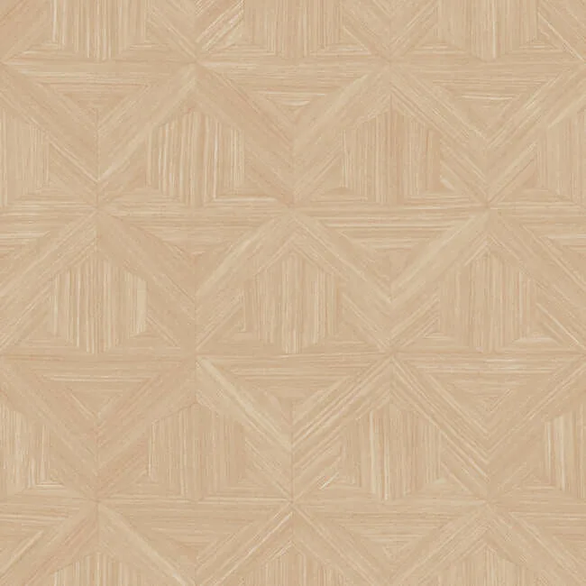Magnolia Home Parquet wallpaper, color Tan, SKU OM3622