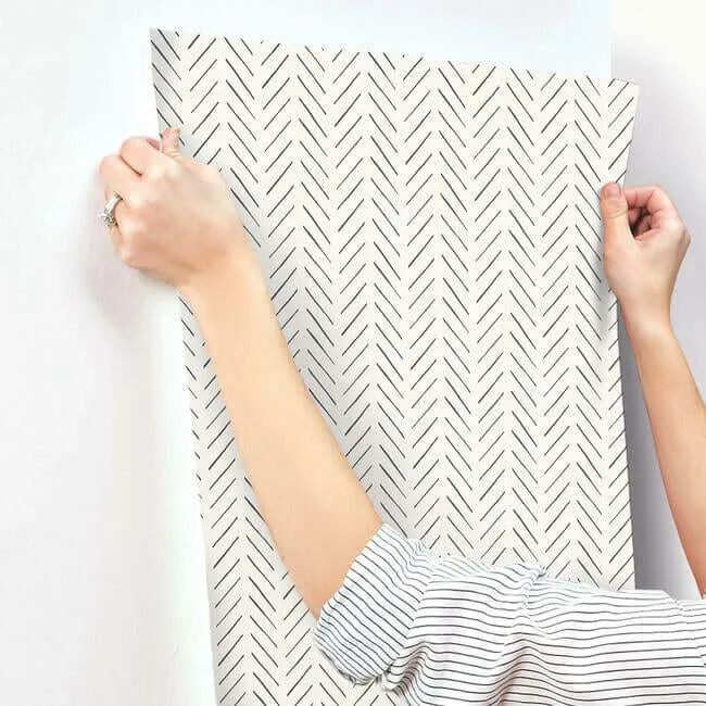 Magnolia Home Pick-Up Sticks - Black Wallpaper | Buy Online Magnolia Home Pick-Up Sticks wallpaper, color Black, SKU MK1170