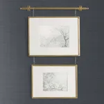Magnolia Home Plain Grass wallpaper, color Indigo, SKU VG4405MH