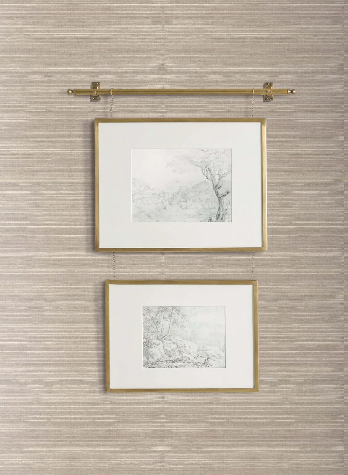 Magnolia Home Plain Grass wallpaper, color Beige, SKU VG4406MH