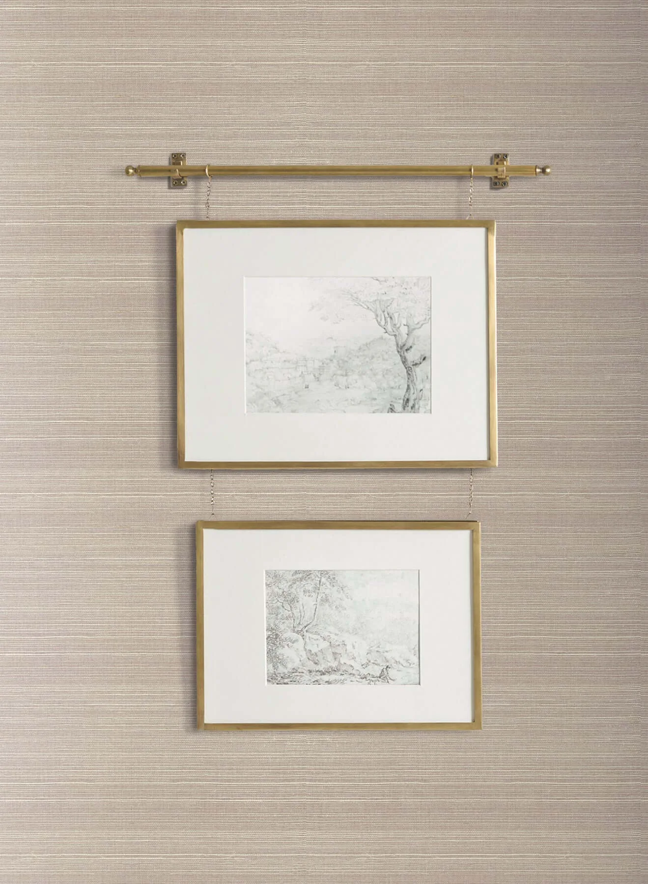 Magnolia Home Plain Grass wallpaper, color Beige, SKU VG4406MH