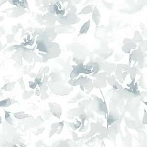 Magnolia Home Renewed Floral wallpaper, color Blue, SKU PSW1492RL
