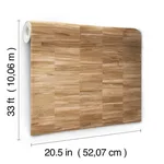 Magnolia Home Reserve - Brown Wallpaper | Buy Online Magnolia Home Reserve wallpaper, color Brown, SKU OM3603