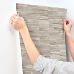 Magnolia Home Reserve wallpaper, color Grey, SKU OM3601