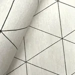 Magnolia Home Ridge wallpaper, color White & Black, SKU OM3615