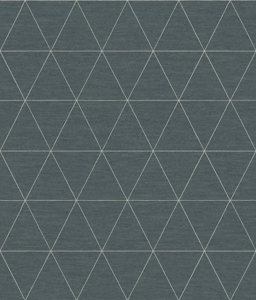 Magnolia Home Ridge wallpaper, color Dark Grey, SKU OM3611
