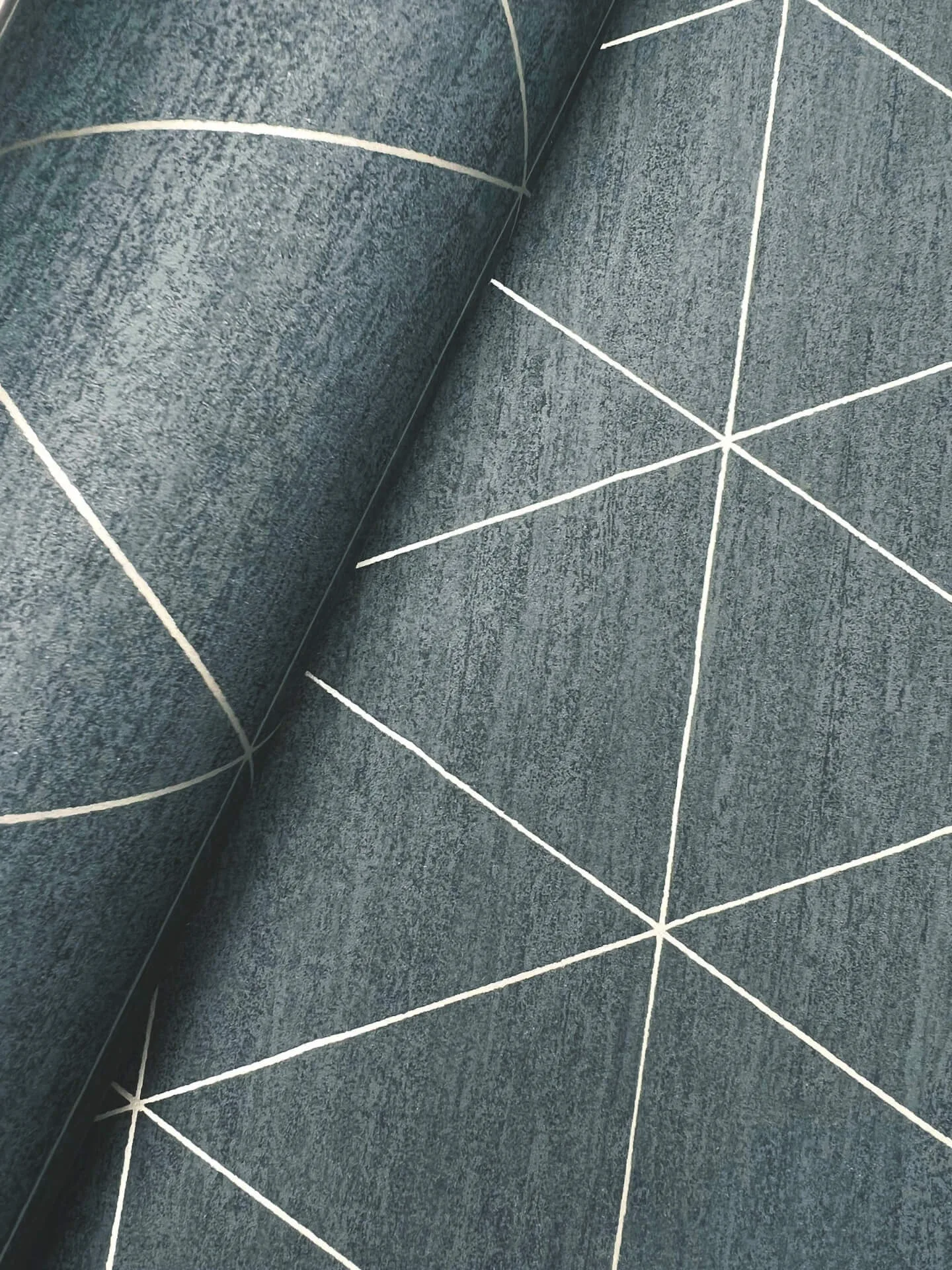 Magnolia Home Ridge wallpaper, color Dark Grey, SKU OM3611