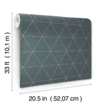 Magnolia Home Ridge wallpaper, color Dark Grey, SKU OM3611